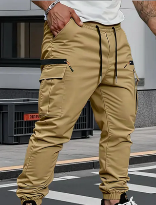 Cargo Joggingbukser til Herre med Lynlås