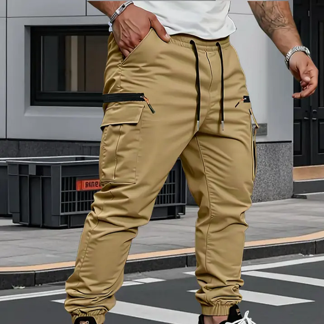 Cargo Joggingbukser til Herre med Lynlås