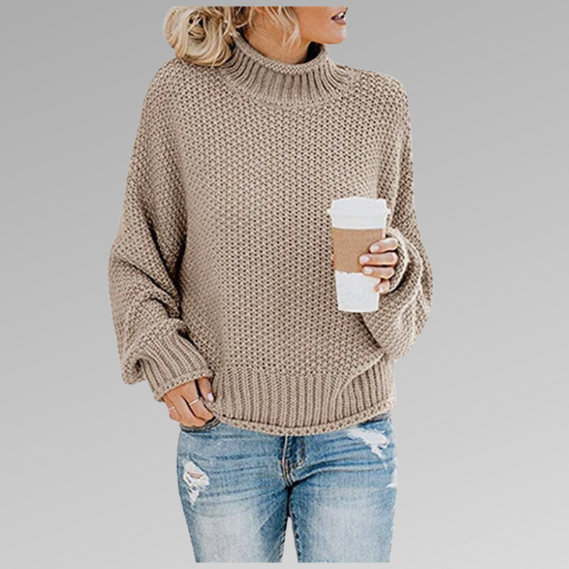 Dame Oversized Striktrøje til Vinteren