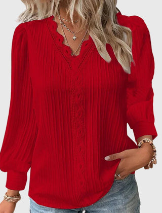 Dame Enkel Bluse uden Lukning