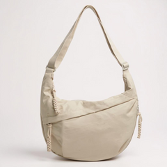 Skuldertaske i Nylon med Tre Rum