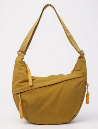 Skuldertaske i Nylon med Tre Rum