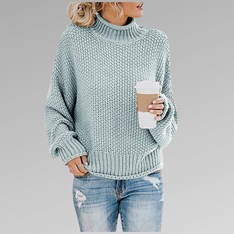Dame Oversized Striktrøje til Vinteren