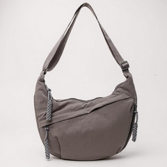 Skuldertaske i Nylon med Tre Rum