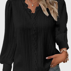 Dame Enkel Bluse uden Lukning