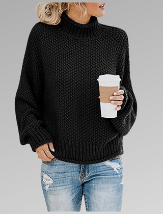Dame Oversized Striktrøje til Vinteren
