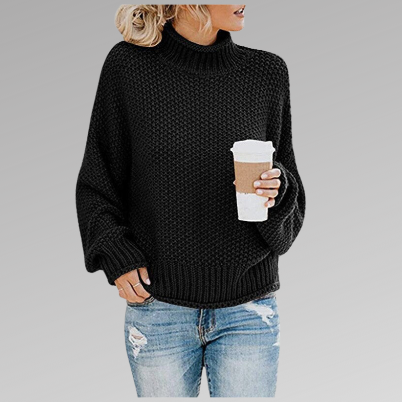 Dame Oversized Striktrøje til Vinteren