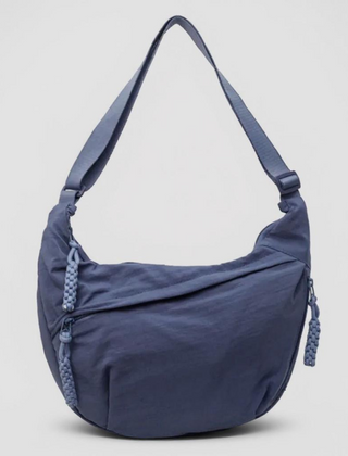 Skuldertaske i Nylon med Tre Rum