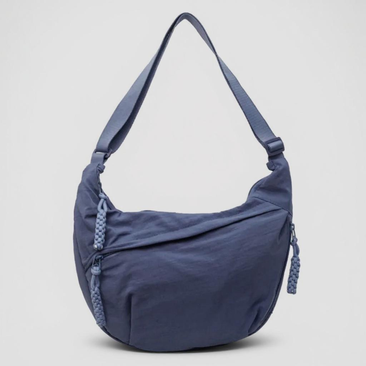 Skuldertaske i Nylon med Tre Rum