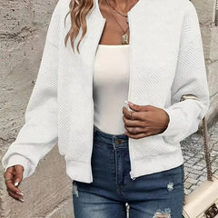 Dame Cardigan med Lynlås