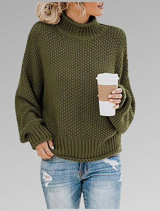 Dame Oversized Striktrøje til Vinteren