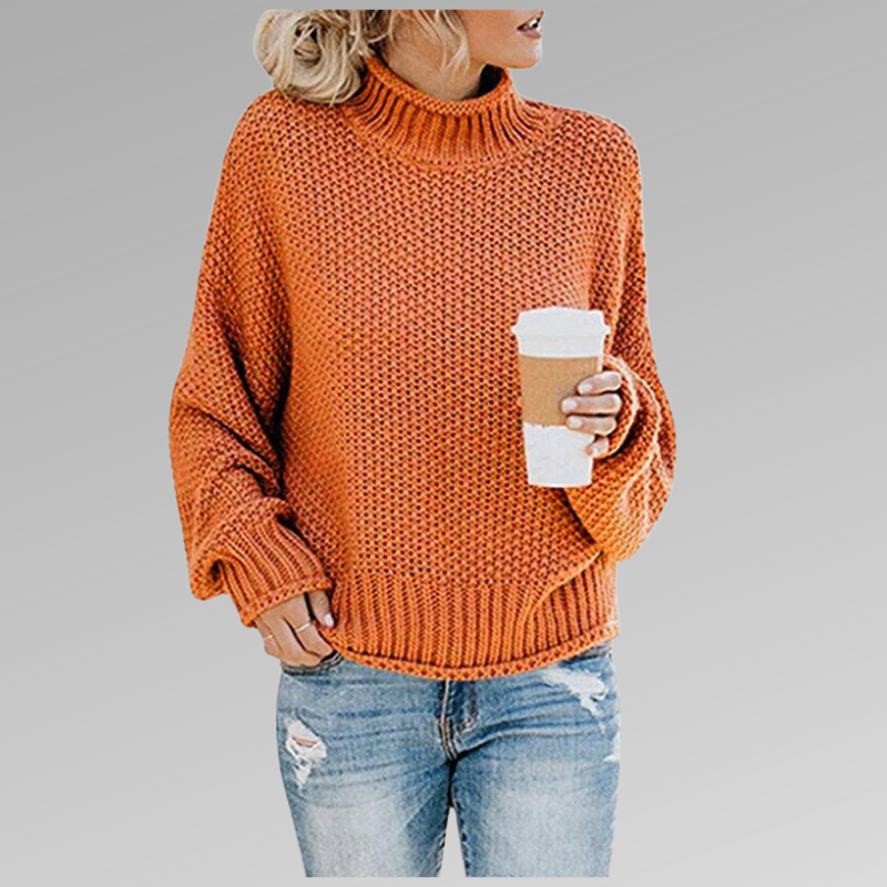 Dame Oversized Striktrøje til Vinteren