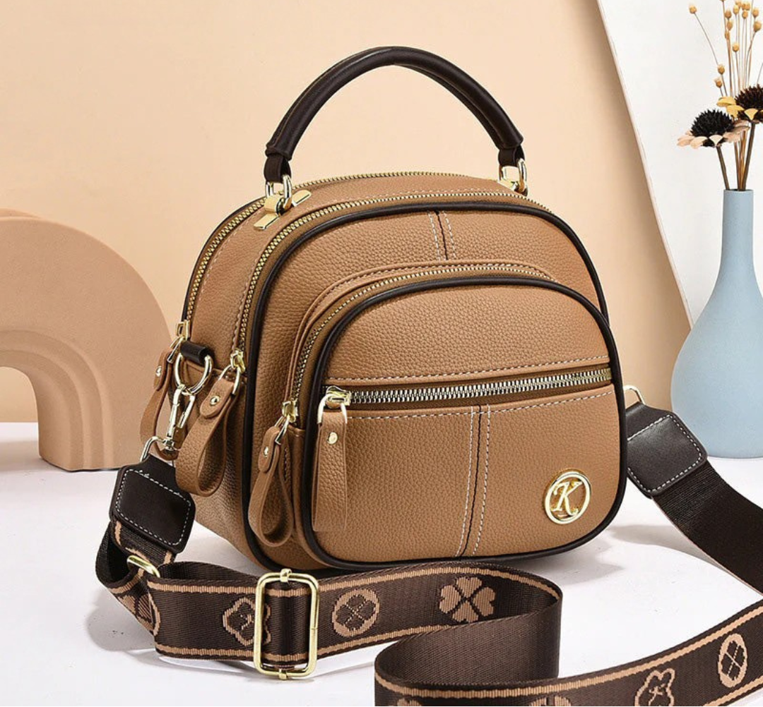 Lille Crossbody Taske med Bred Rem