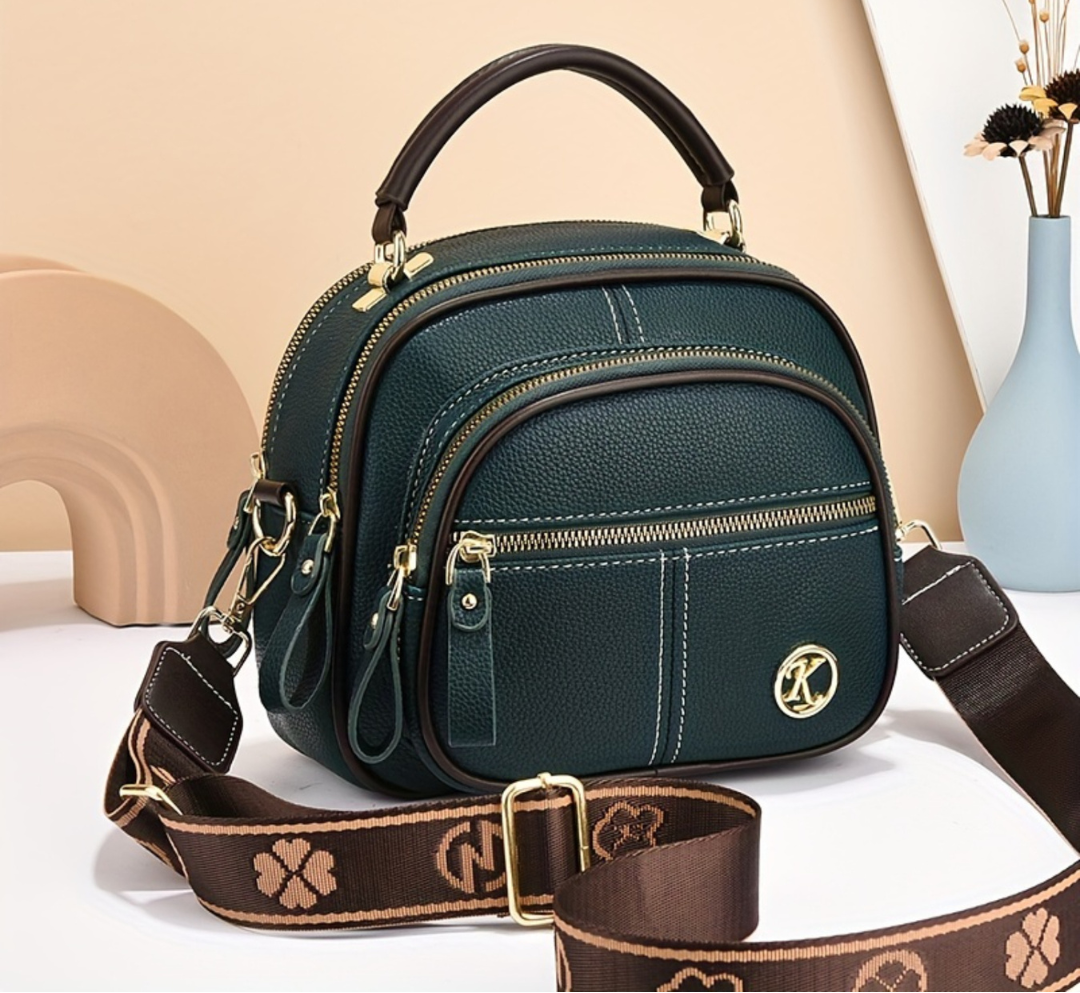 Lille Crossbody Taske med Bred Rem