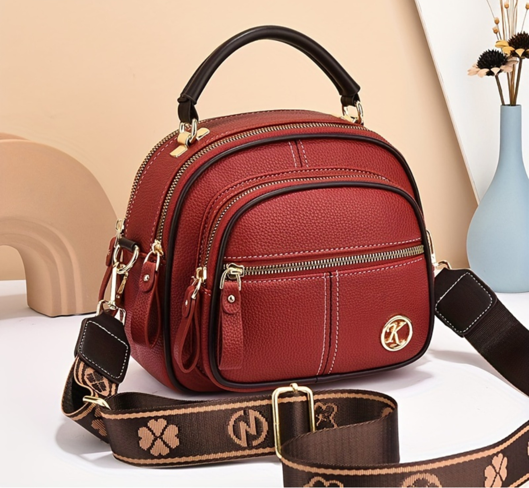 Lille Crossbody Taske med Bred Rem