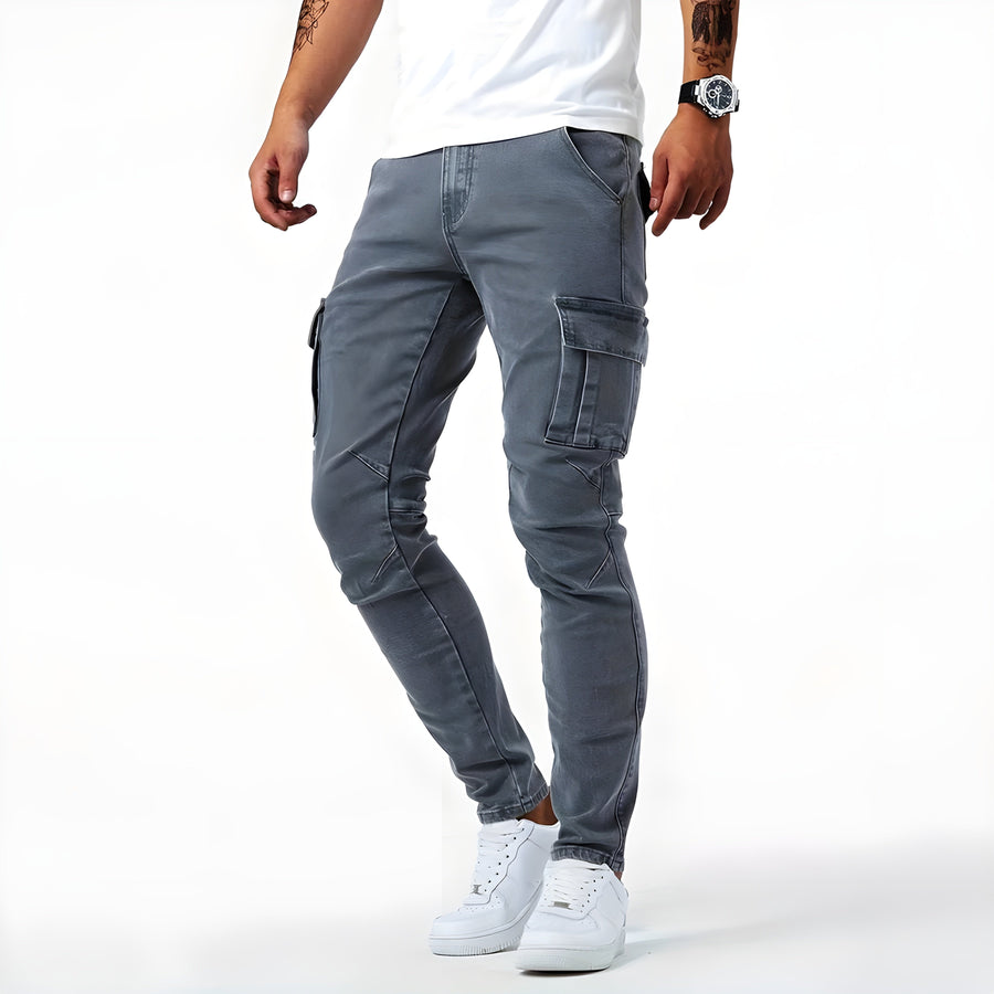 Slim Fit Cargobukser til Herre