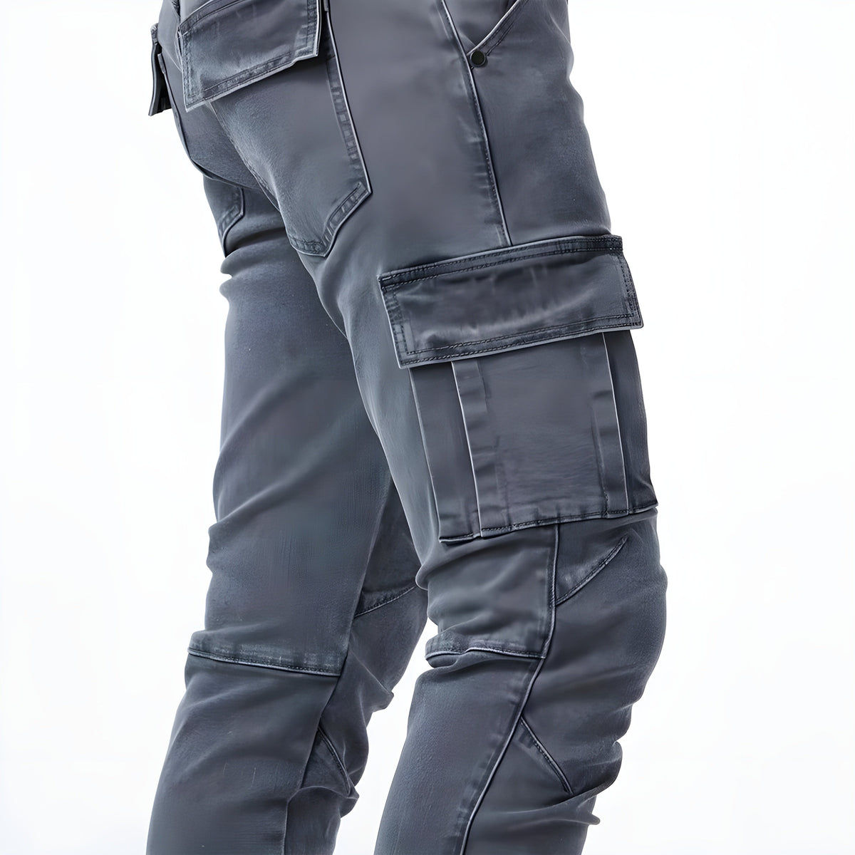 Slim Fit Cargobukser til Herre