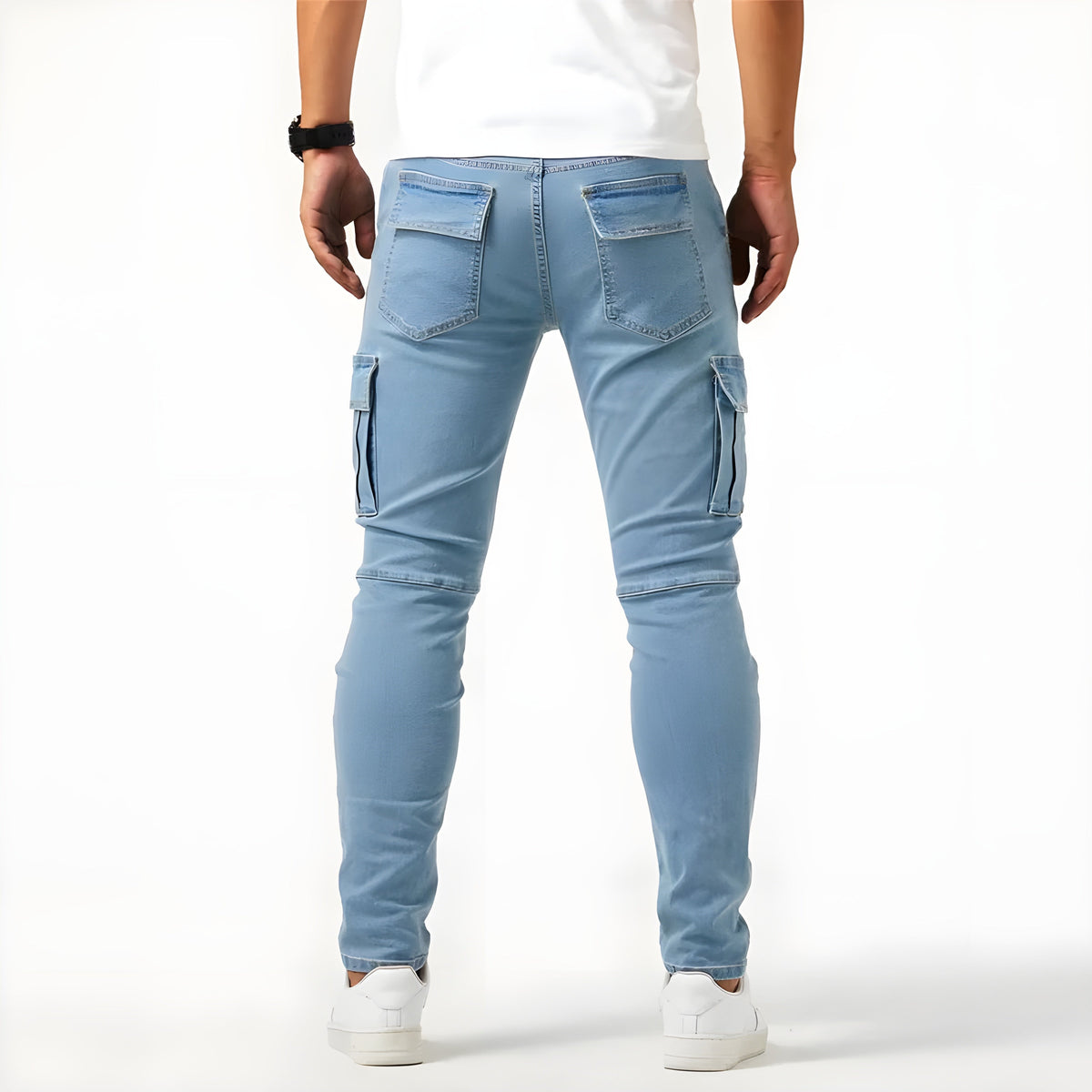 Slim Fit Cargobukser til Herre