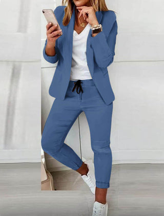 Dame Sæt med Blazer og Joggingbukser