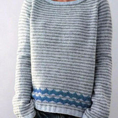Dame Julesweater med Mønster