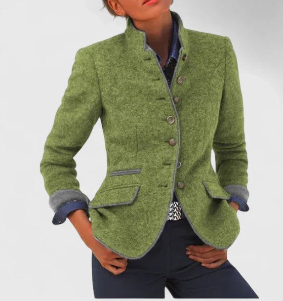 Dame Elegant Cardigan med Knapper