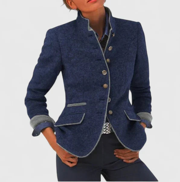 Dame Elegant Cardigan med Knapper