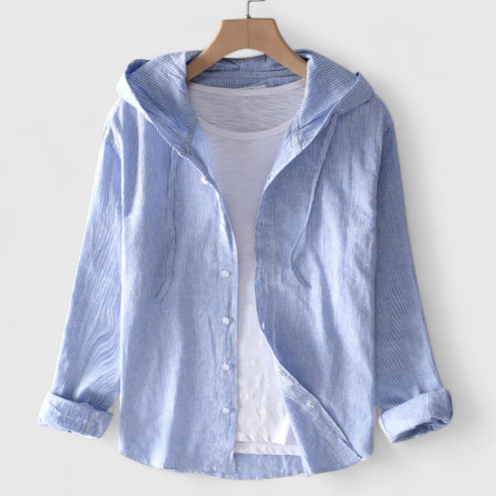 Dame Let Bluse med Hætte