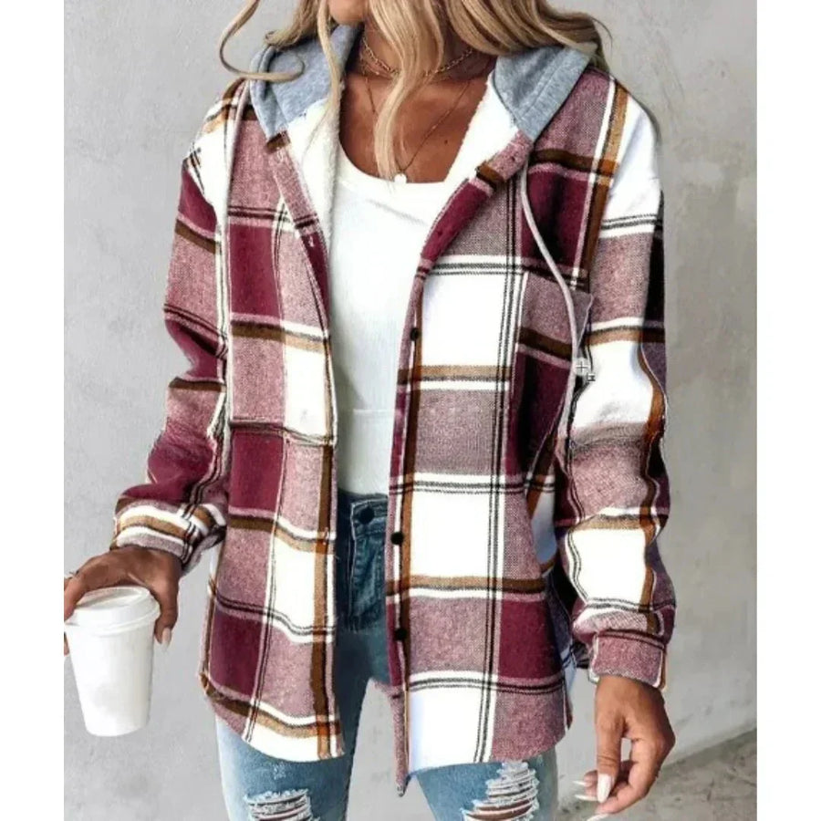 Dame Ternet Vinterjakke med Hætte