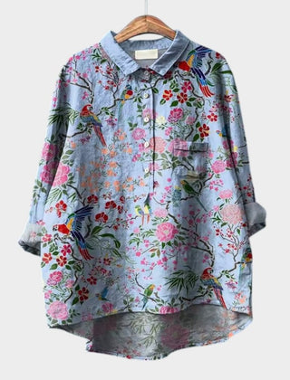 Dame Bluse med Dyremotiv og Grafiske Tryk