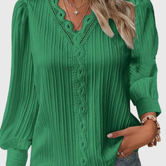Dame Enkel Bluse uden Lukning