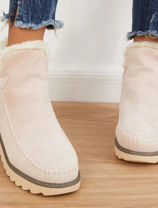 Dame Slip-On Vinterstøvler med Kunstpels