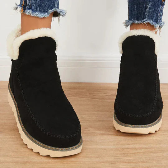 Dame Slip-On Vinterstøvler med Kunstpels