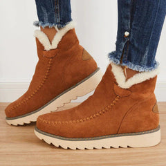 Dame Slip-On Vinterstøvler med Kunstpels