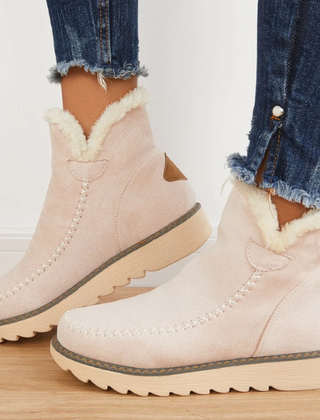 Dame Slip-On Støvletter med Plateau