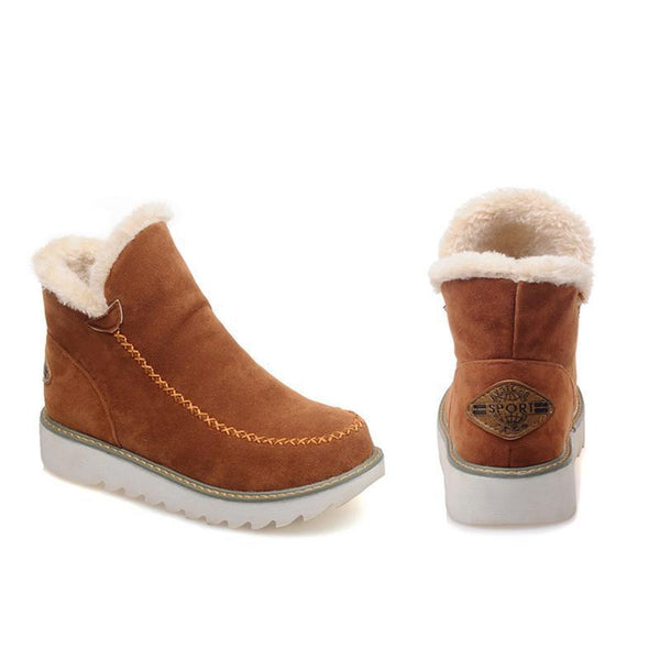 Dame Slip-On Støvletter med Plateau