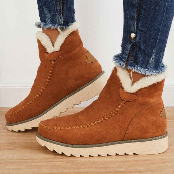 Dame Slip-On Støvletter med Plateau
