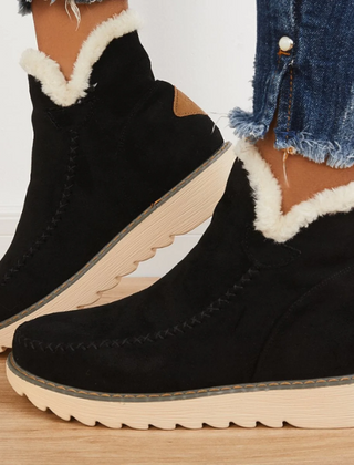 Dame Slip-On Støvletter med Plateau