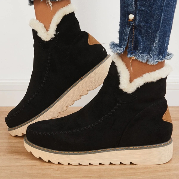 Dame Slip-On Støvletter med Plateau