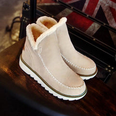 Dame Slip-On Støvletter med Plateau