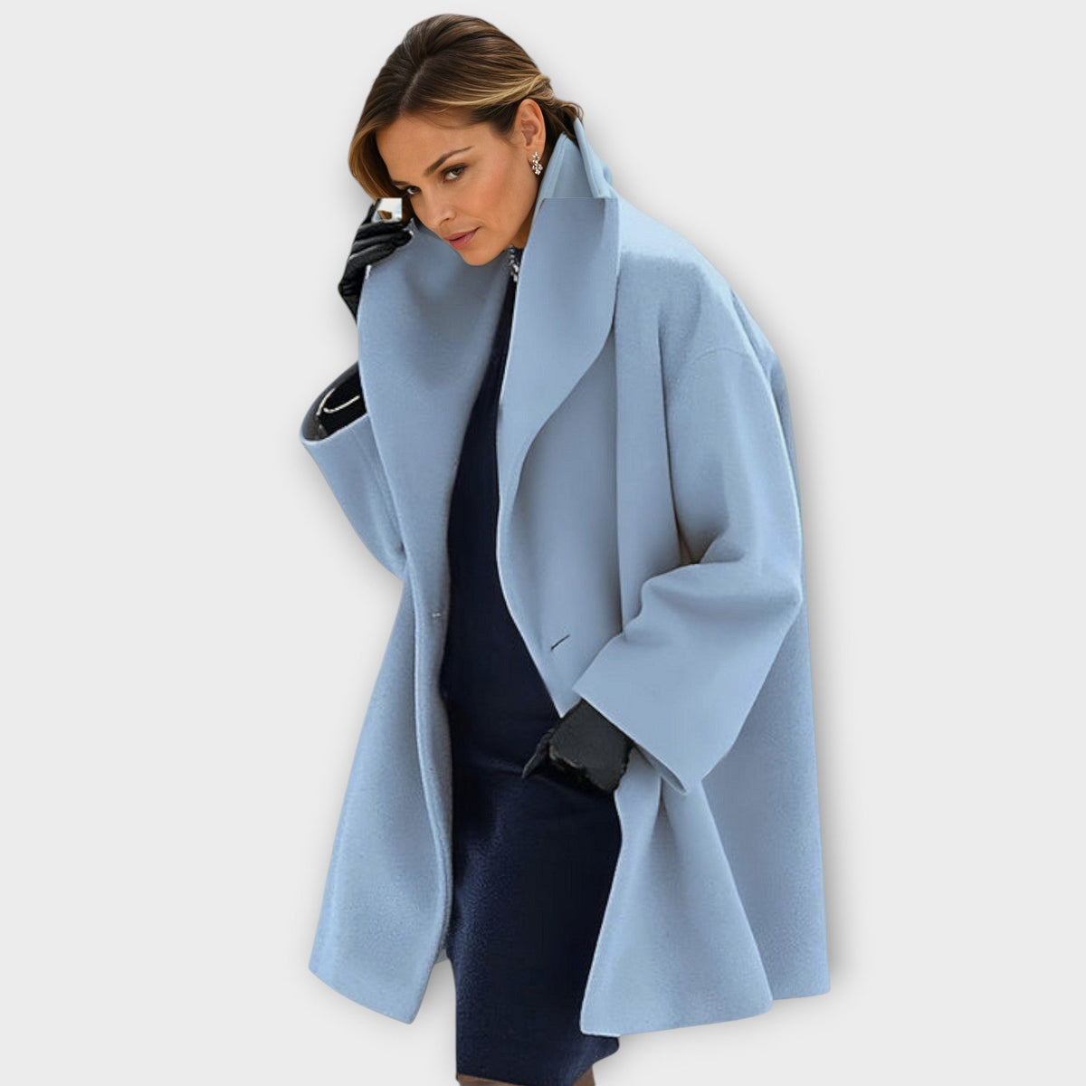 Dame Oversized Frakke til Vinteren