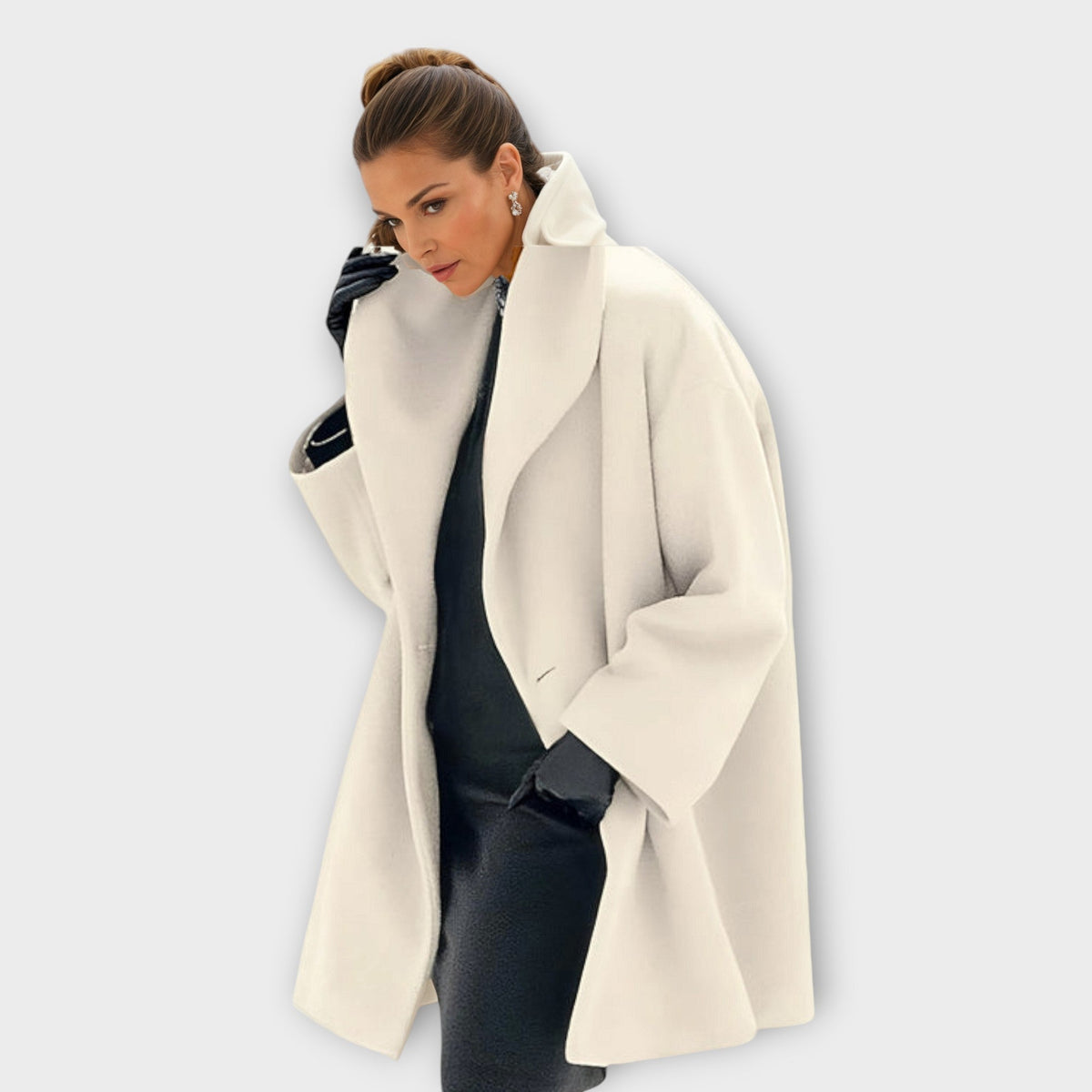 Dame Oversized Frakke til Vinteren